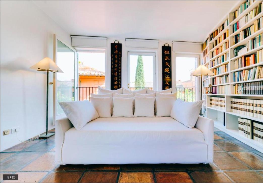 Luxury Art Apartment In Trastevere With Terrace Rome Exterior photo