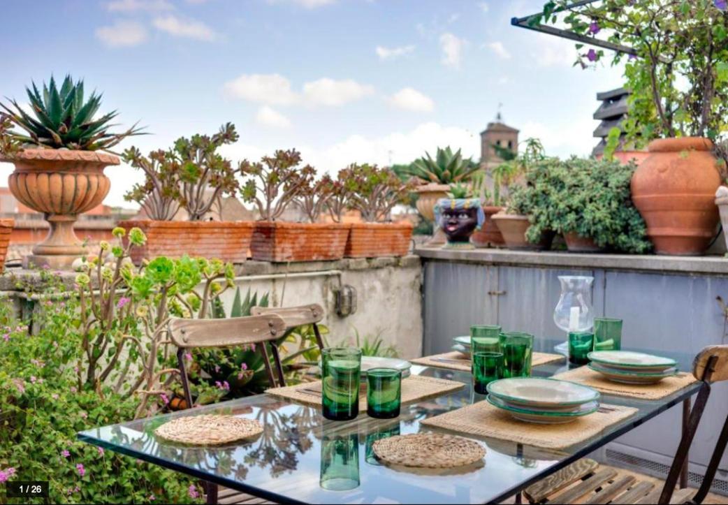 Luxury Art Apartment In Trastevere With Terrace Rome Exterior photo